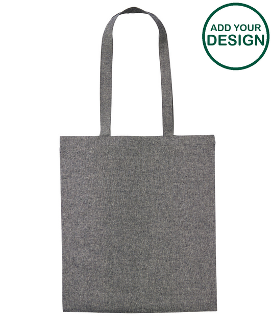 Recycled cotton shopper long handle
