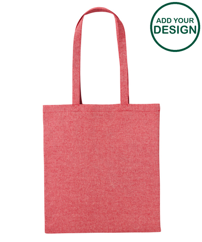 Recycled cotton shopper long handle