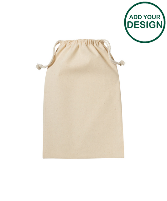 Recycled cotton stuff bag