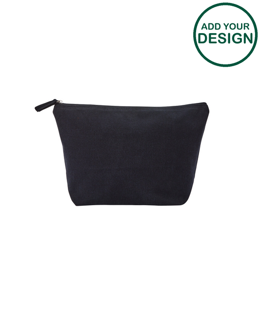 Recycled luxe canvas accessory bag