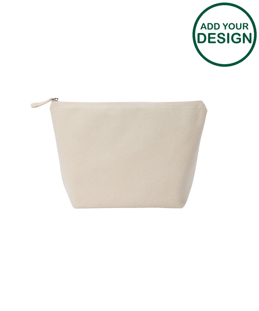 Recycled luxe canvas accessory bag