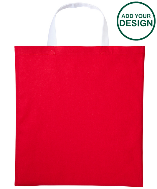 Varsity cotton shopper short handle