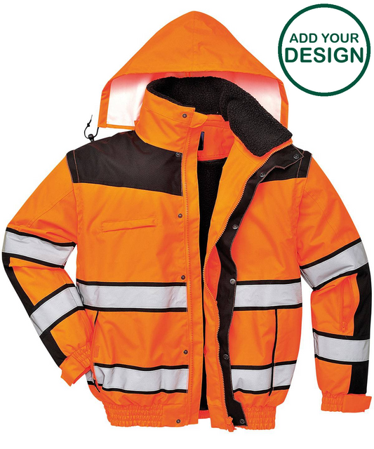 Hi-vis classic bomber jacket (C466)
