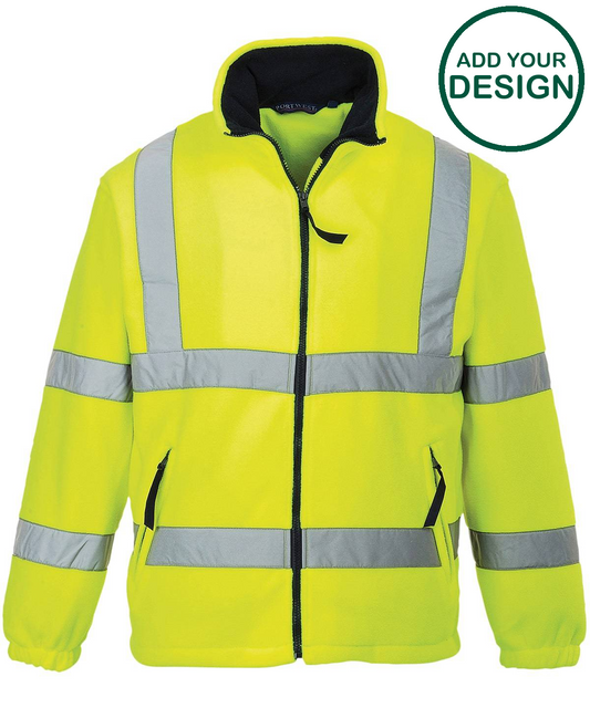 Hi-vis mesh-lined fleece (F300)