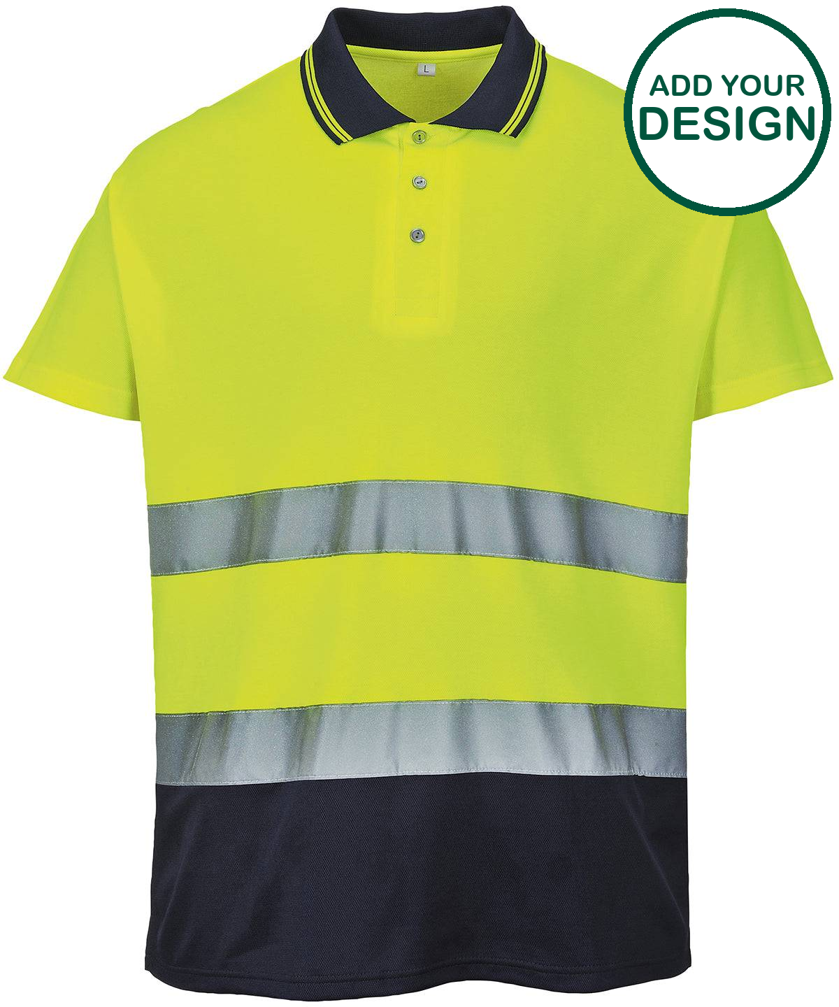 Two-tone cotton Comfort polo (S174)