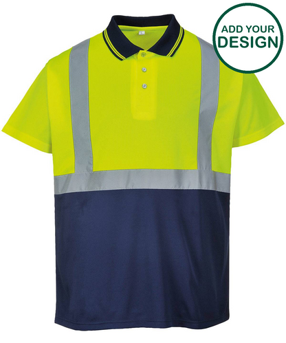 Two-tone polo (S479)