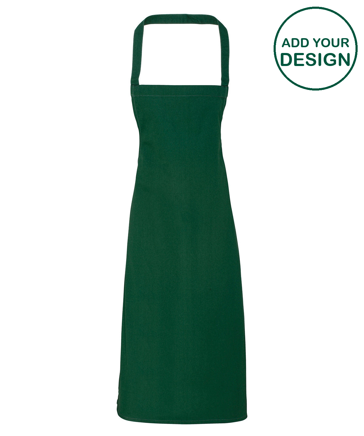 100% Organic Cotton Bib Apron