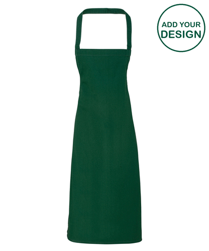 100% Organic Cotton Bib Apron