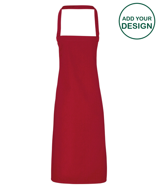 100% Organic Cotton Bib Apron