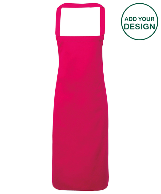 100% Organic Cotton Bib Apron