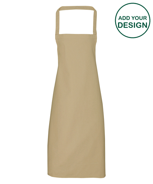 100% Organic Cotton Bib Apron