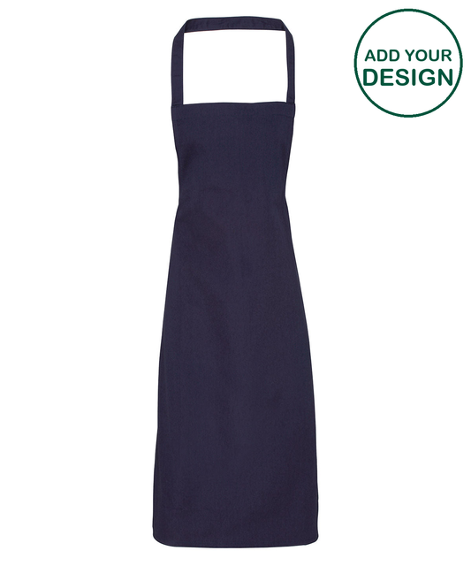 100% Organic Cotton Bib Apron