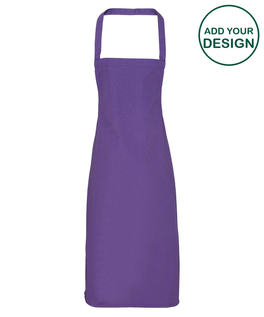 100% Organic Cotton Bib Apron