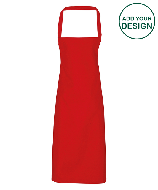 100% Organic Cotton Bib Apron