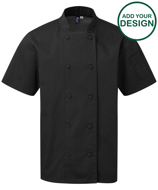 Chefs Coolchecker® short sleeve jacket