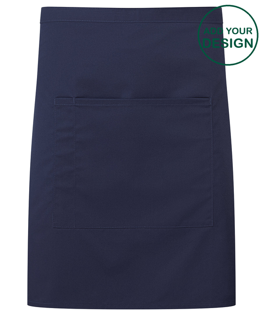‘Colours collection’ mid-length pocket apron