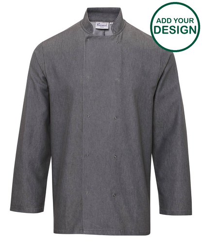 Denim chef's jacket