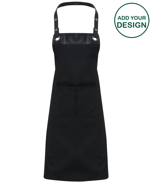 Espresso bib apron