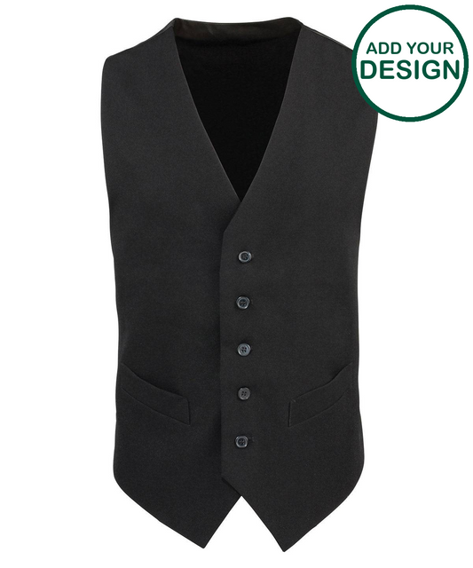 Lined polyester waistcoat