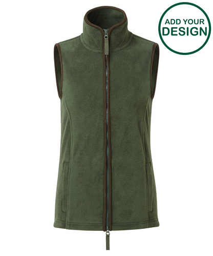 Womens artisan fleece gilet