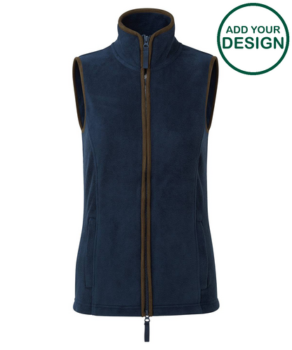 Womens artisan fleece gilet