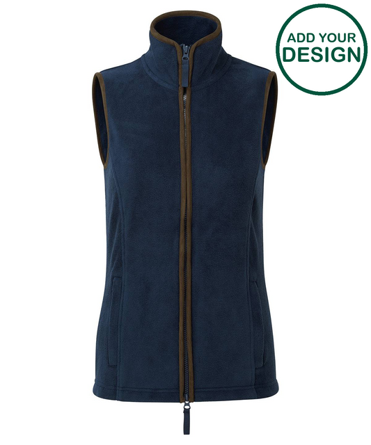 Womens artisan fleece gilet