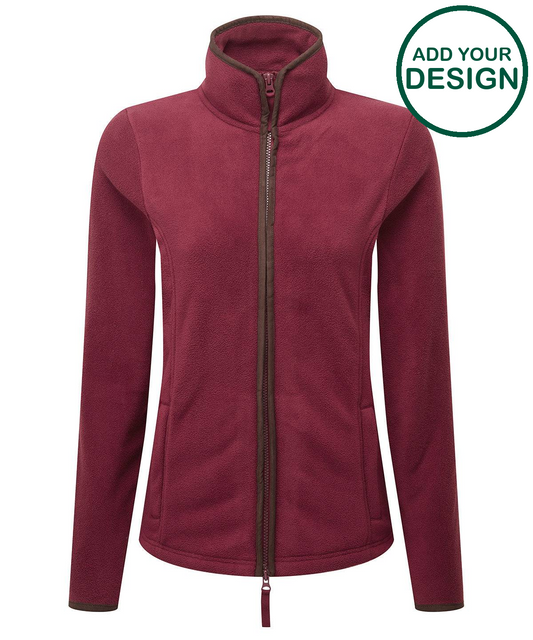 Womens artisan fleece jacket