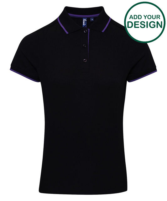 Women's contrast Coolchecker® polo