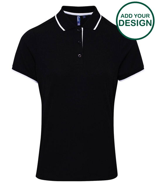 Women's contrast Coolchecker® polo