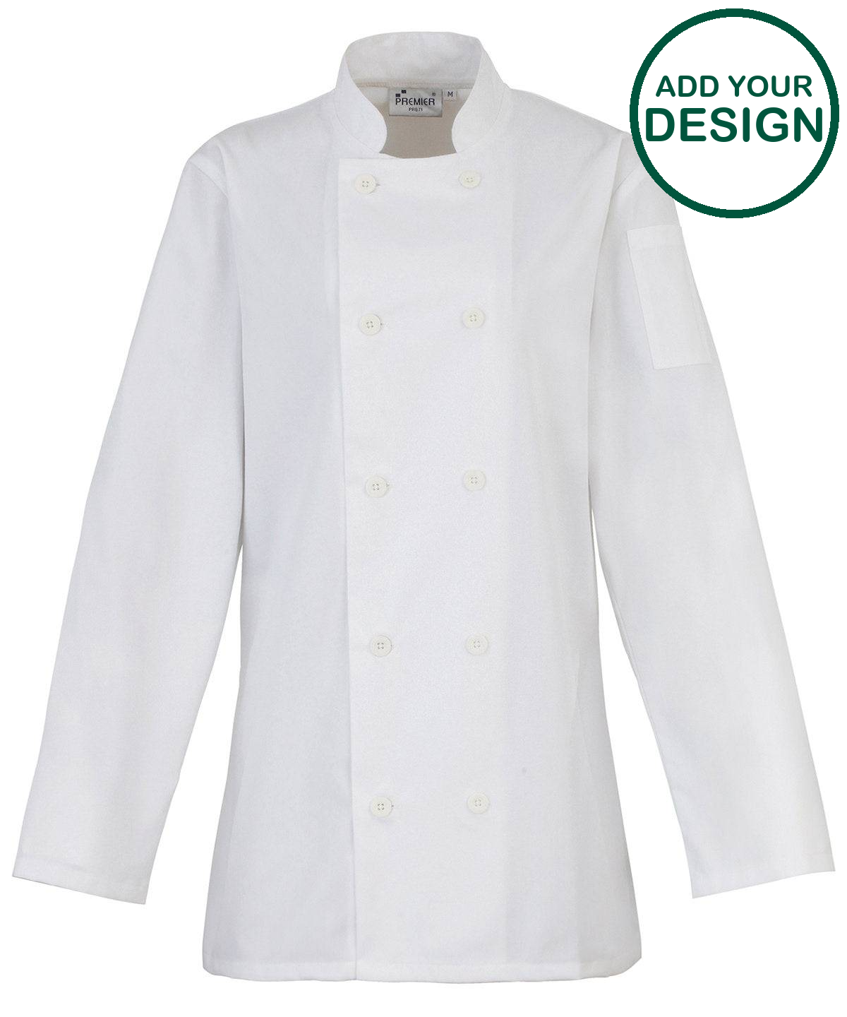 Women's long sleeve chef's jacket