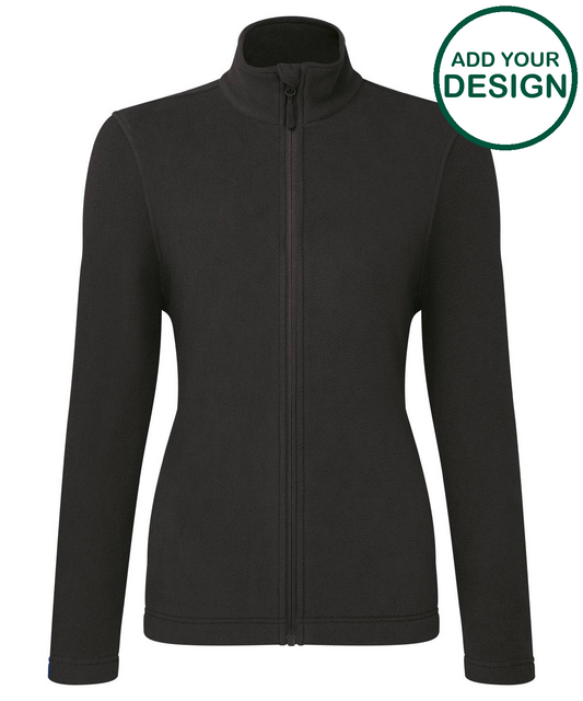 Womens Recyclight full-zip microfleece