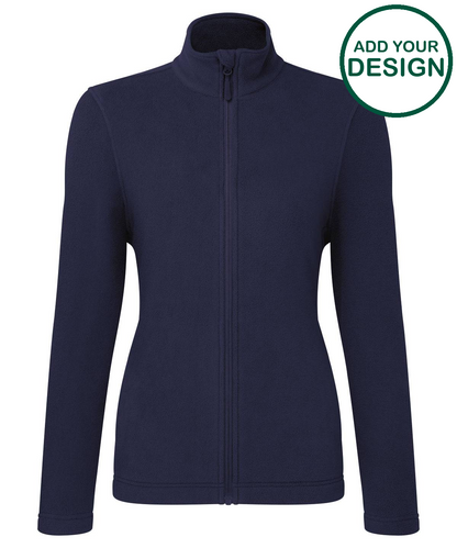 Womens Recyclight full-zip microfleece