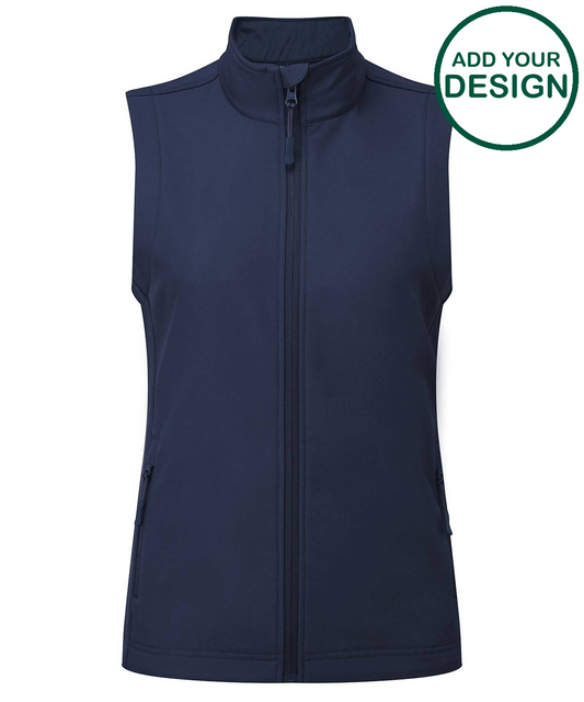 Womens Windchecker® printable and recycled gilet