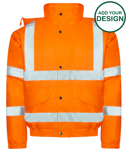 High visibility bomber jacket