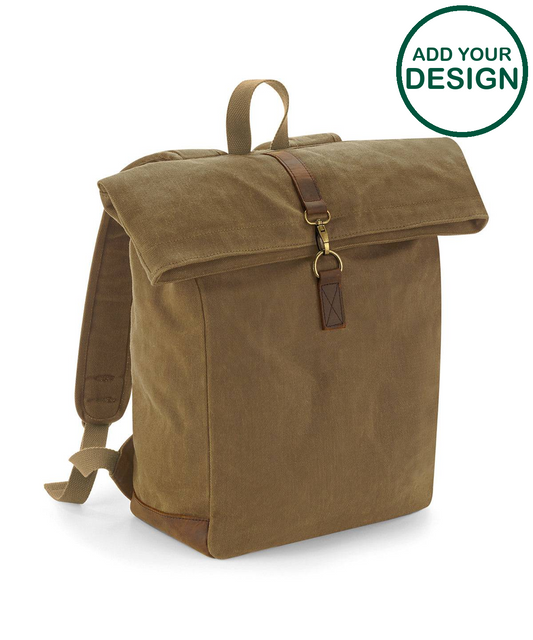 Heritage waxed canvas backpack