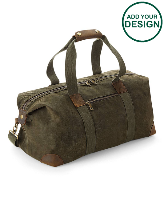 Heritage waxed canvas holdall