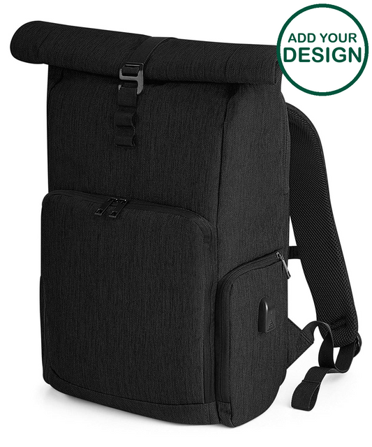 Q-Tech charge roll-top backpack