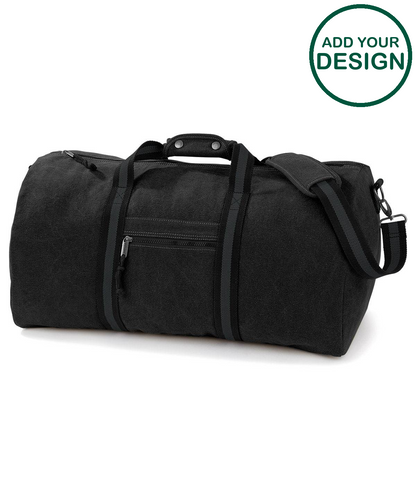 Vintage canvas holdall