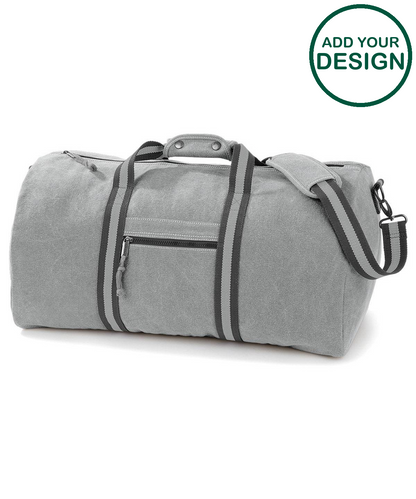 Vintage canvas holdall