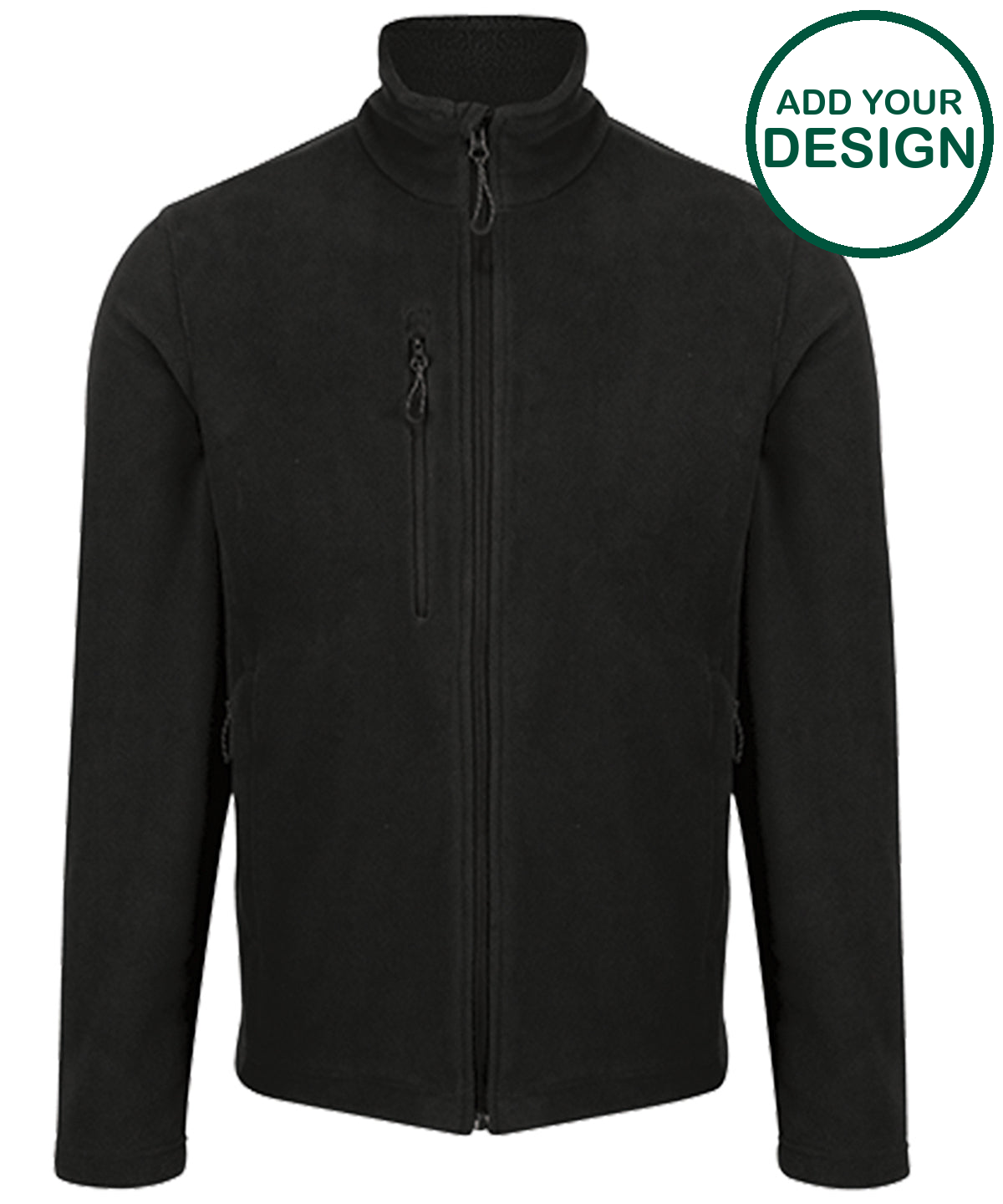 Honestly Made recycled full-zip fleece