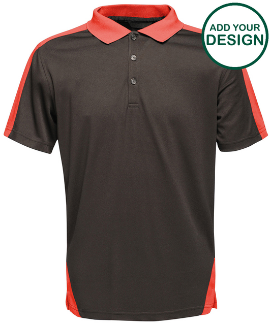 Contrast wicking polo