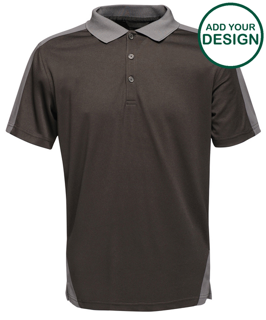 Contrast wicking polo