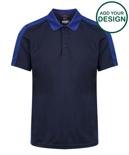 Contrast wicking polo