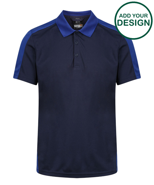 Contrast wicking polo