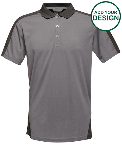 Contrast wicking polo