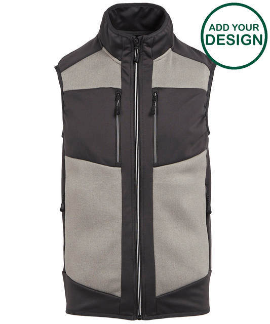 E-Volve unisex knit-effect stretch bodywarmer