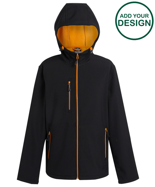 Navigate 2-layer hooded softshell jacket