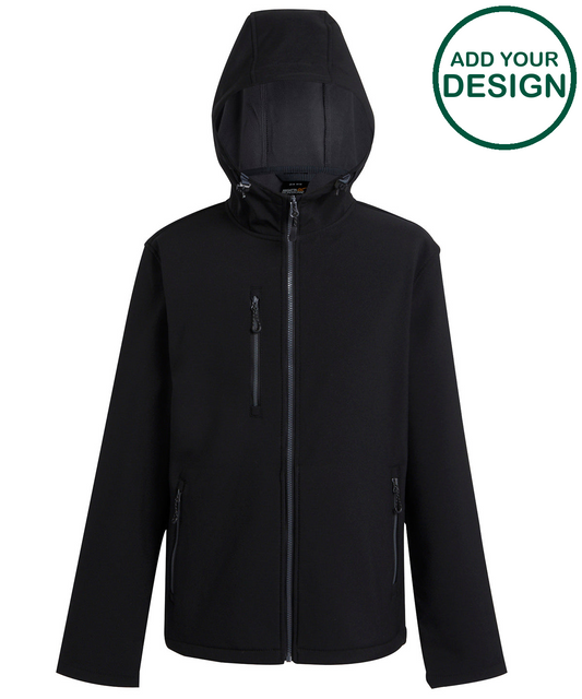 Navigate 2-layer hooded softshell jacket