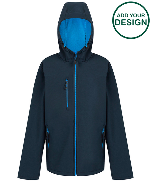 Navigate 2-layer hooded softshell jacket