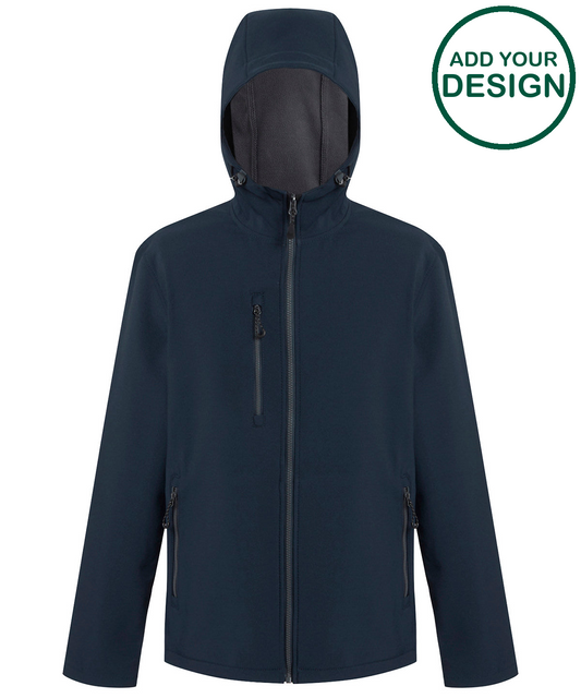 Navigate 2-layer hooded softshell jacket